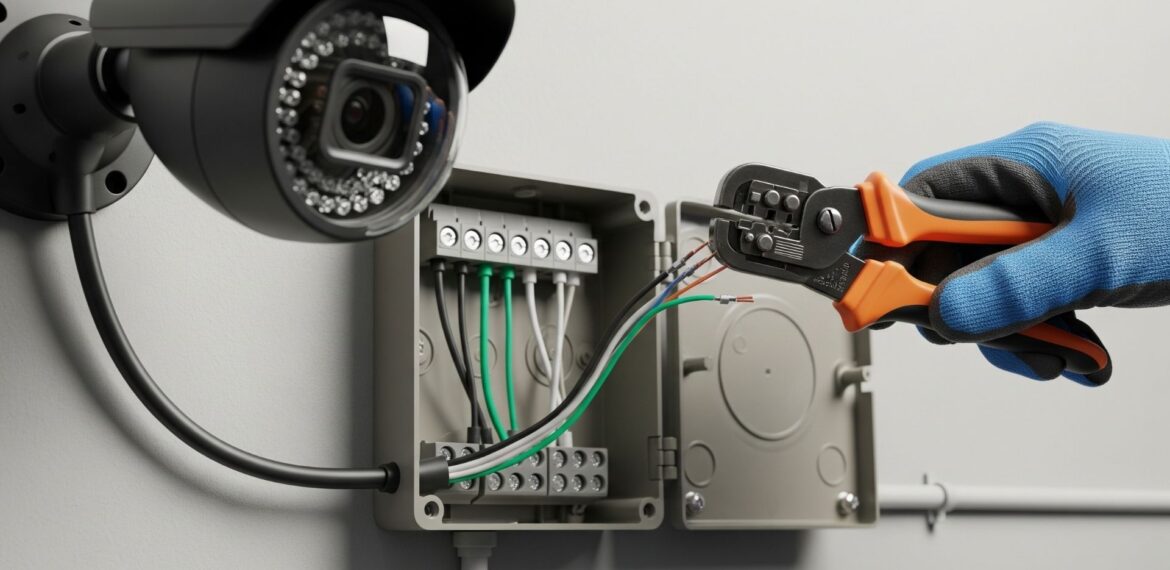 Güvenlik Kamerası Elektrik Bağlantısı